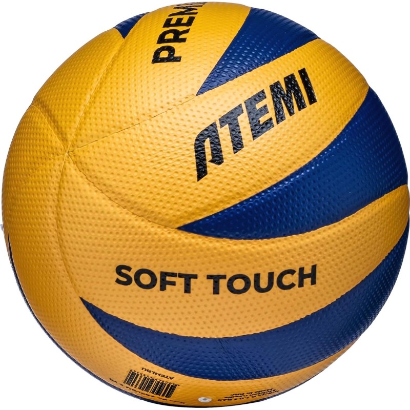 Мяч волей Atemi PREMIER,синт.кож Microfiber golfsurface,жел/син,00-00009842