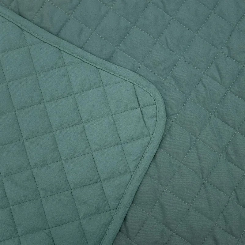 Покрывало 180х220 Теодора зеленый,161495