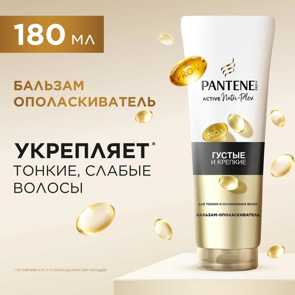 Подарочный набор PANTENE ProV Густые и крепкие Шам 250мл+Бал-опол 180мл