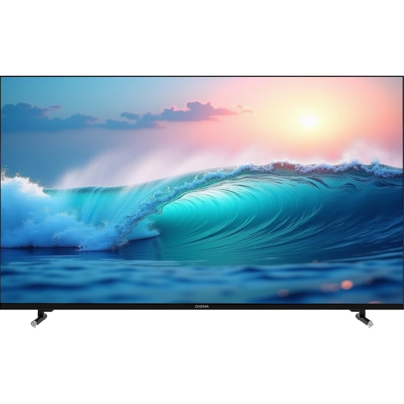 Телевизор Digma 43 DM-LED43SBB33 Smart Яндекс.ТВ Frameless Metal черн