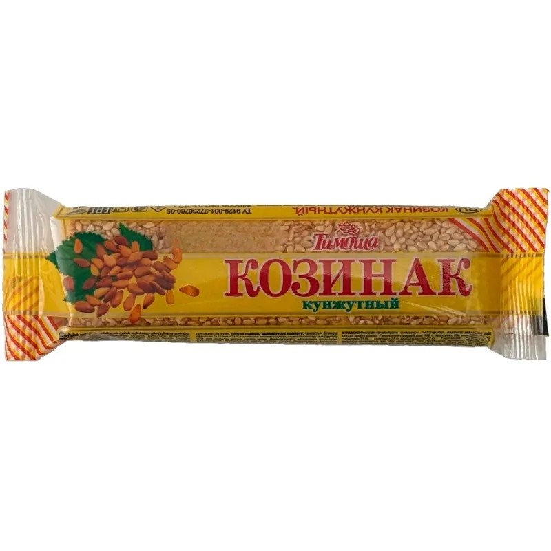Козинак Тимоша кунжутный батончик, 40гx21шт/уп