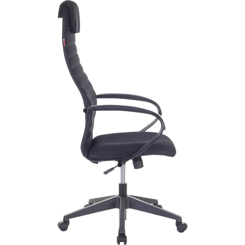 Кресло VB_EChair-655 TTW11 ткань черный, пластик