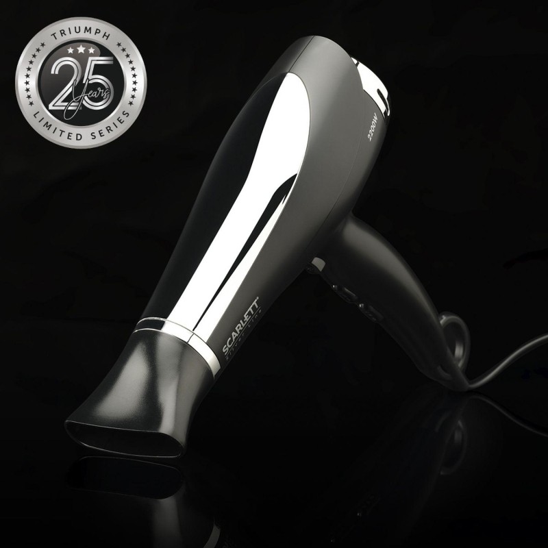 Фен SCARLETT SC-HD70I76, 2200Вт, черный
