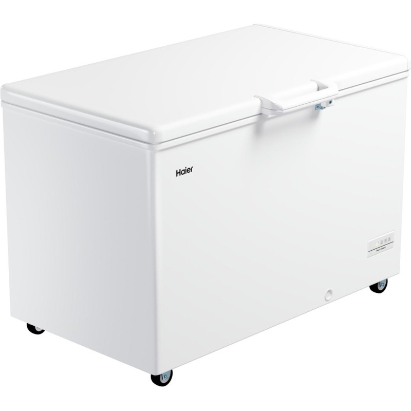 Морозильный ларь Haier HCE380RFC, глухая крышка, LED подсветка
