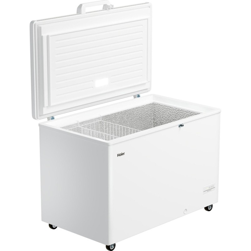 Морозильный ларь Haier HCE380RFC, глухая крышка, LED подсветка