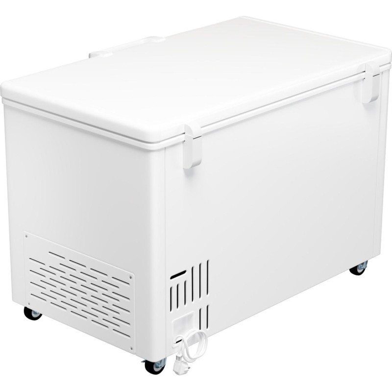 Морозильный ларь Haier HCE380RFC, глухая крышка, LED подсветка