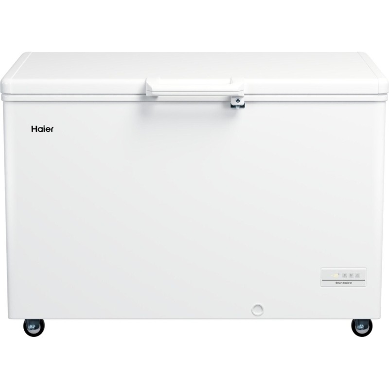 Морозильный ларь Haier HCE380RFC, глухая крышка, LED подсветка