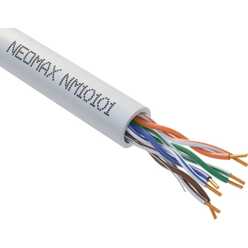 Кабель NEOMAX [NM10101] U/UTP cat.5e 4 пары (305 м) 24 AWG Медь PVC