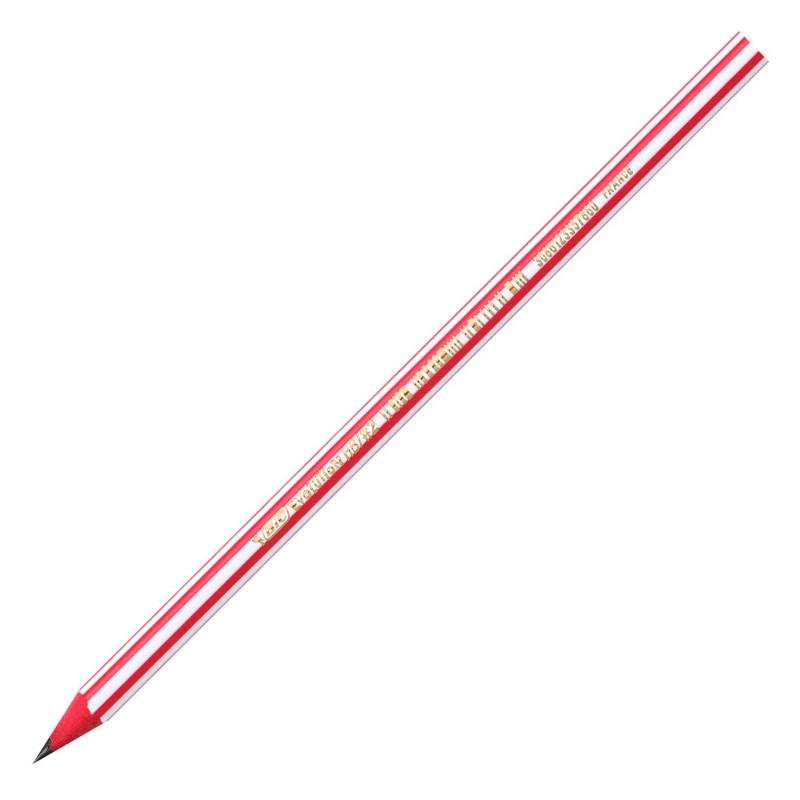Карандаш чернографитный BIC Evolution Stripes