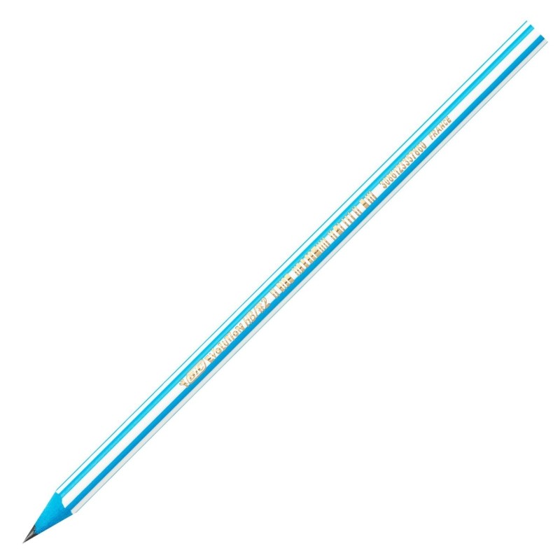 Карандаш чернографитный BIC Evolution Stripes