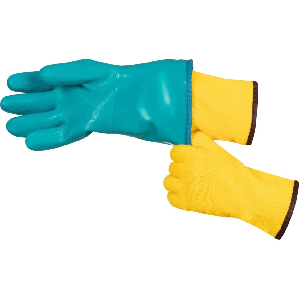 Перчатки трикотаж ут.ПВХ/нитр Jeta Safety Winter Grip JPW-811 син-жел р.XL Перчатки трикотаж ут.ПВХ/нитр Jeta Safety Winter Grip JPW-811 син-жел р.XL