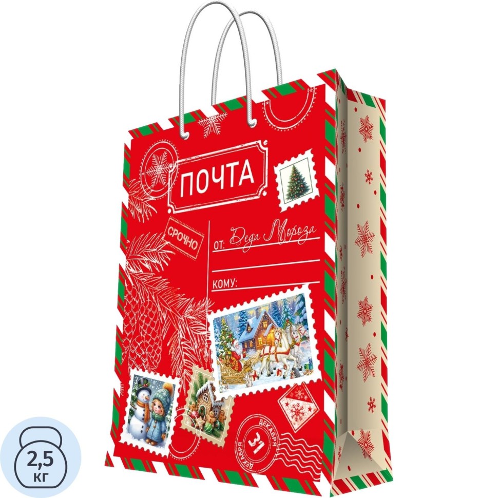 Пакет подарочный д/сувенирной продукции 157 г/м2 40,6х48,9х19см арт.96388FE