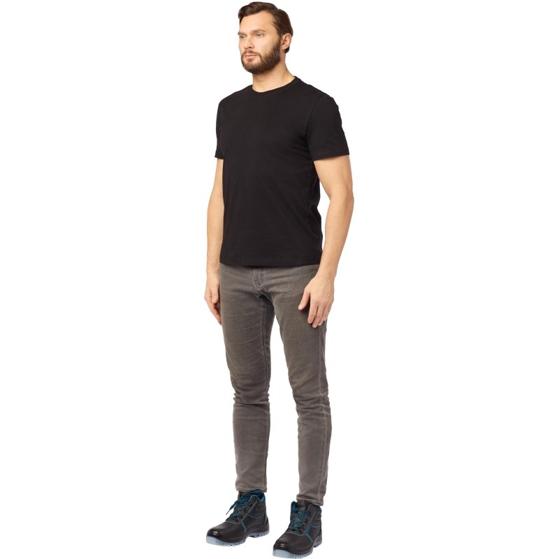 Футболка (160 г.) с кор.рукавом чрн.(XXXL)
