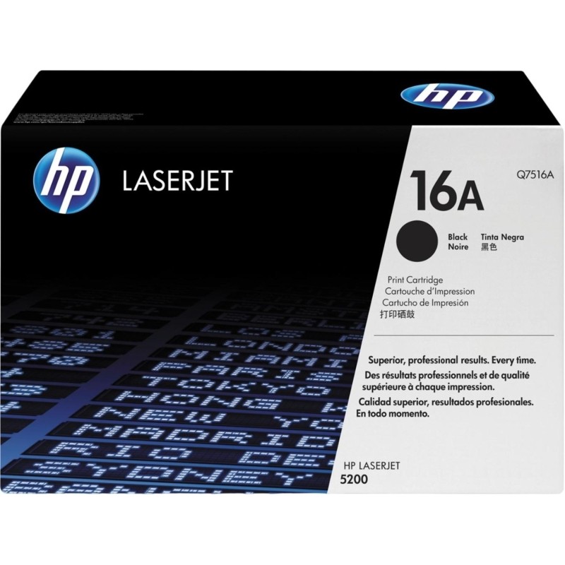 Картридж лазерный HP 16A Q7516A чер. для LJ 5200