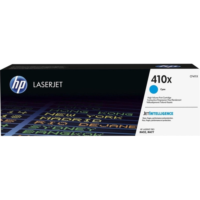 Картридж лазерный HP 410X CF411X гол. пов.емк. для CLJ M377/M452/M477