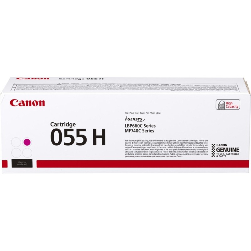 Картридж лазерный Canon 055 H M 3018C002 пур. пов.емк. для MF746Cx/LBP664Cx