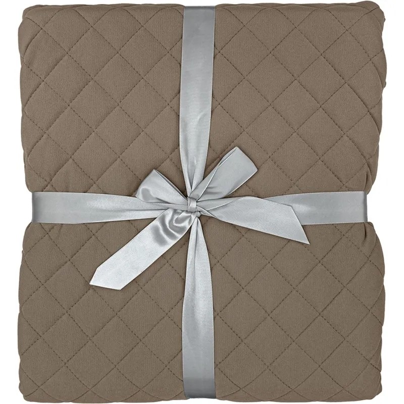 Покрывало 220х240 Теодора коричневый,161496