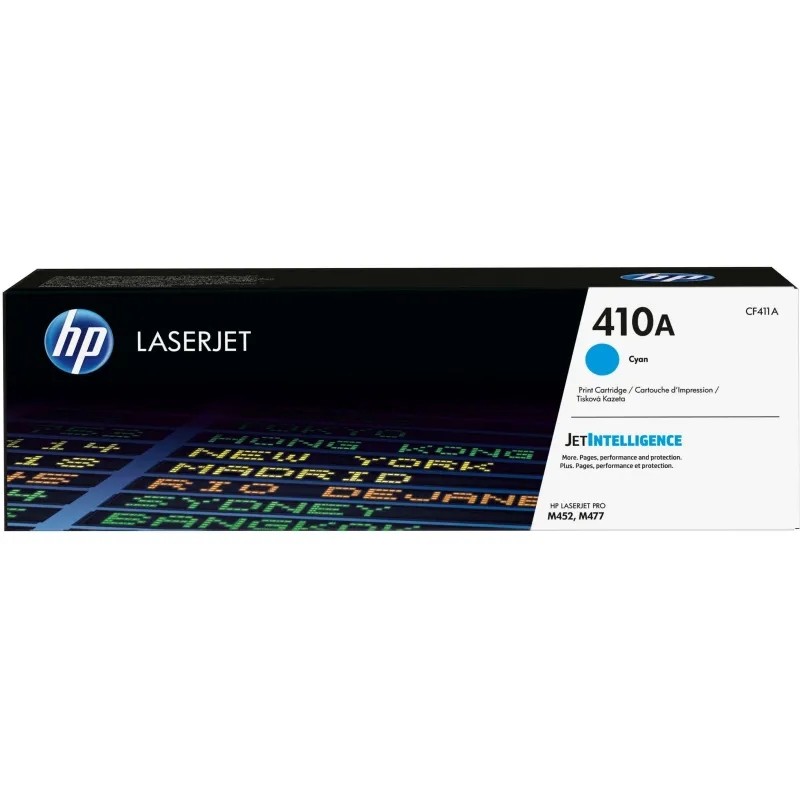 Картридж лазерный HP 410A CF411A гол. для CLJ Pro M452/MFP M47