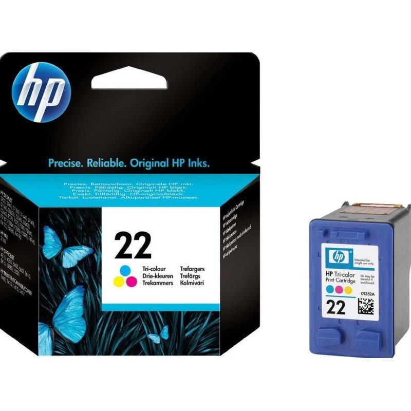 Картридж струйный HP 22 C9352AE цв. для DJ F370/F380/F2180/F4180