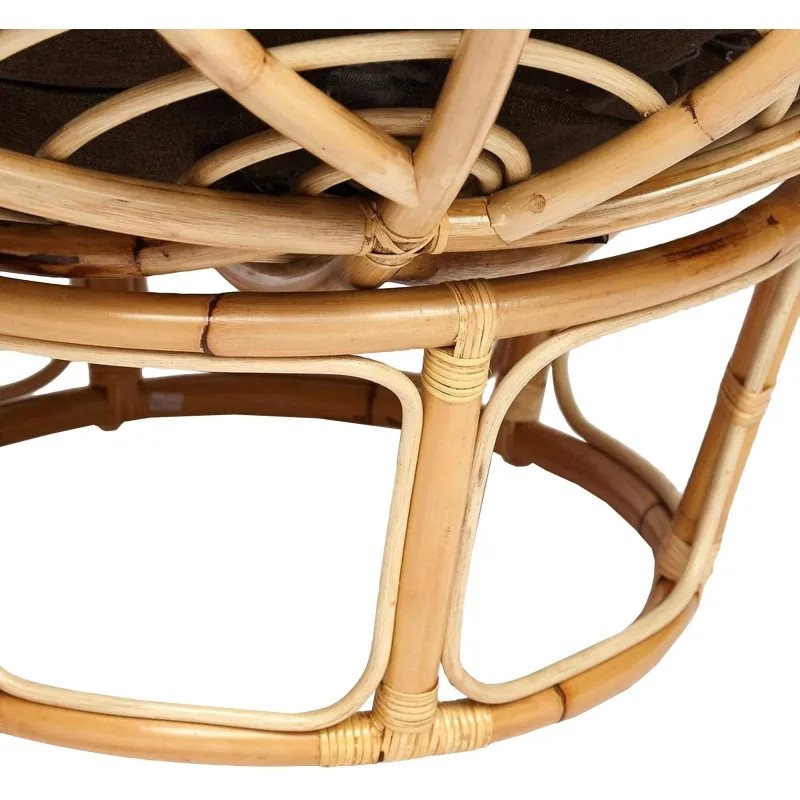 Кресло PAPASAN ECO P115-1/SP STD/ c под, ремеш /, натур, тк Кори, 3М7-147