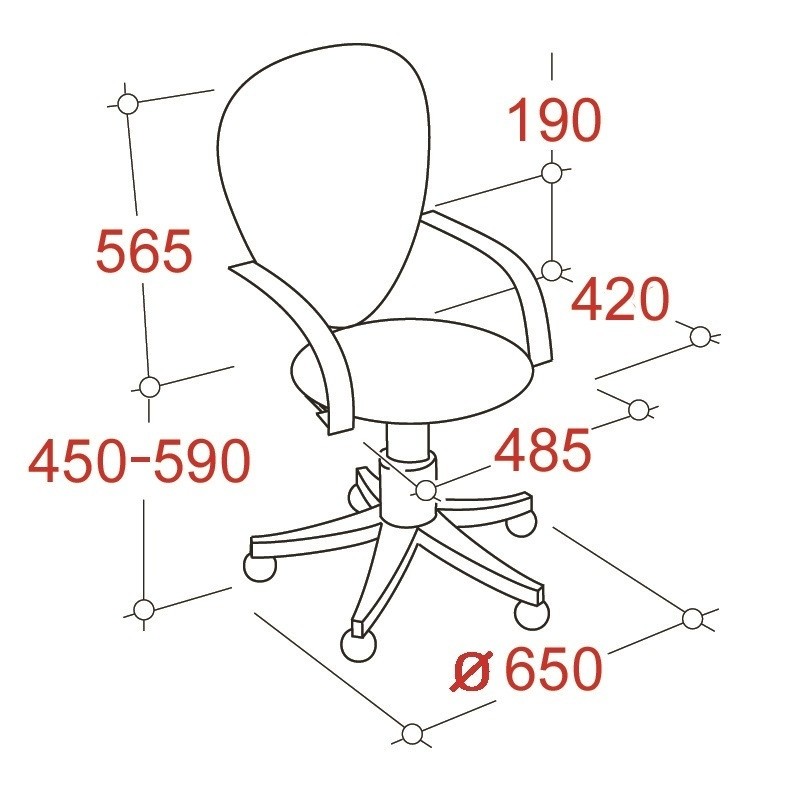 Кресло VB_EChair-225 PTW_G к/з черный, сетка серая (TW-04)