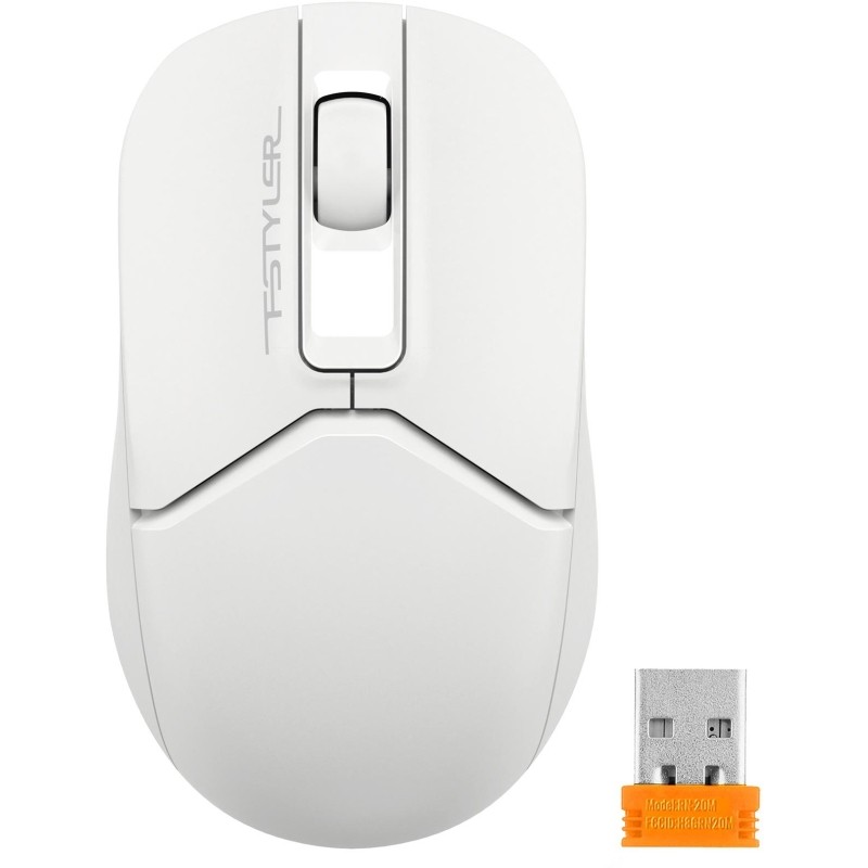 Мышь компьютерная A4Tech Fstyler (FG12 WHITE) оптическая/1200dpi/3but