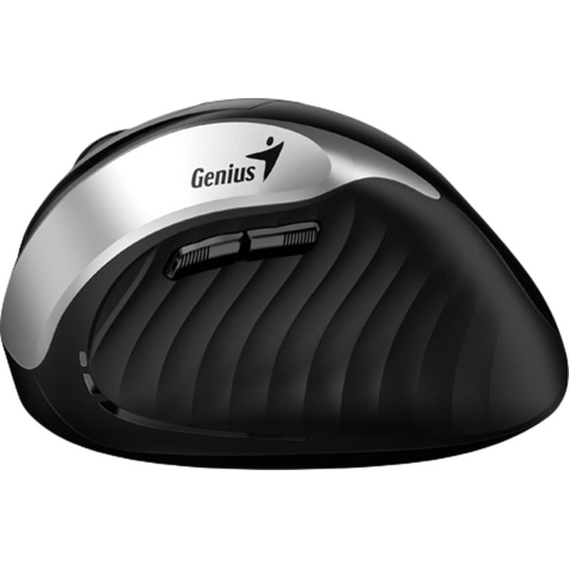 Мышь компьютерная Genius Ergo 8250S, вертикальная беспроводная, серебристый