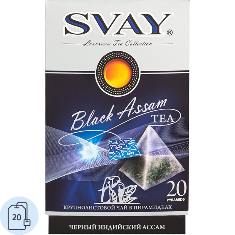 Чай Svay Black Assam черн., 20пак.