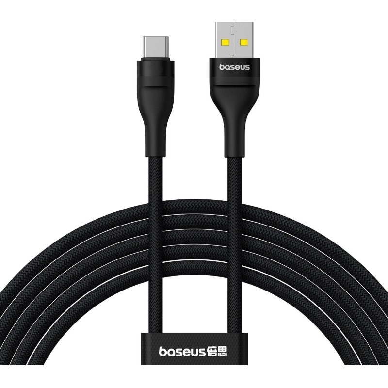 Кабель Baseus USB-C-&gt;-C 240W FS2 1m черный
