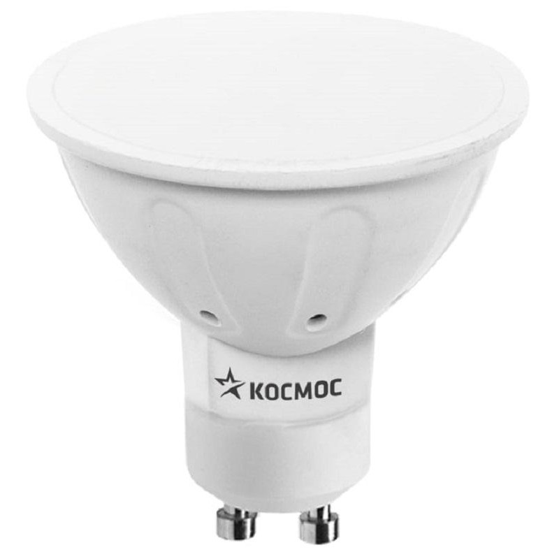 Лампа светодиодная КОСМОС ЭКОНОМИК GU10 6500K 10 шт/уп (LED6.5wGU10C65_10)