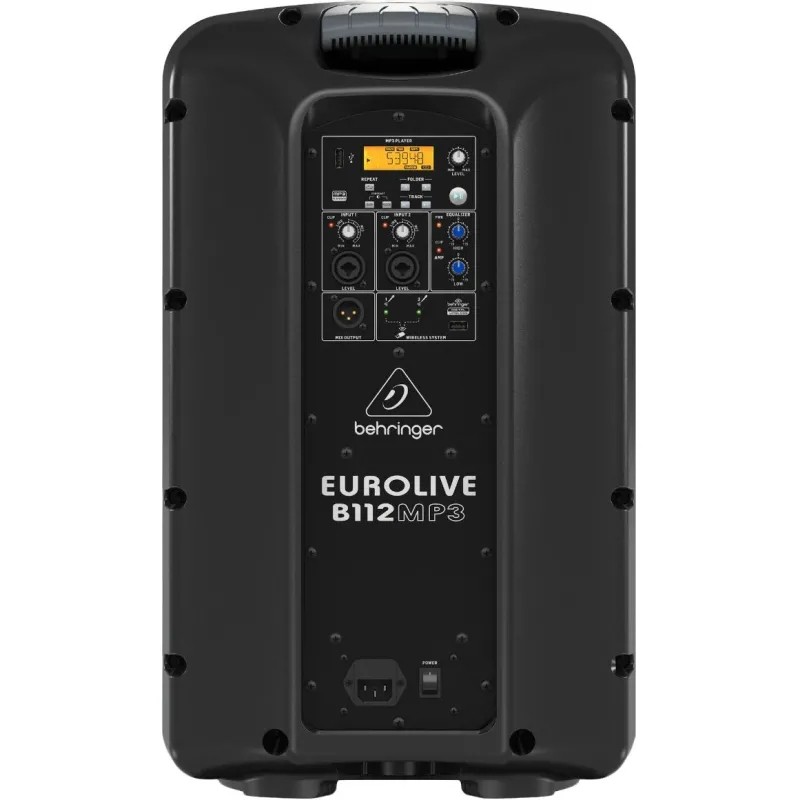 Акустическая система Behringer B112MP3, активная 2-х полосная, 1000 Вт, MP3