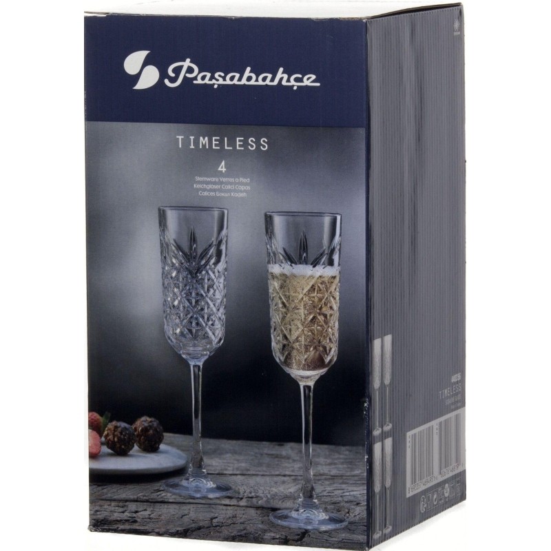 Набор бокалов для шампанского 4 шт.TIMELESS 175 мл (440356)