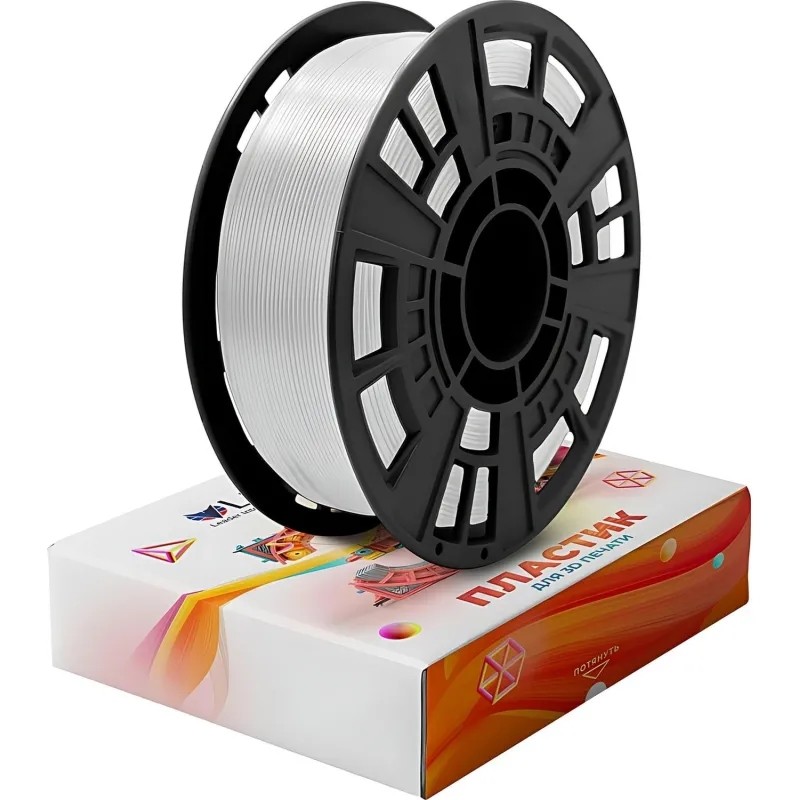 Катушка PLA+ пластик LIDER-3D Белый