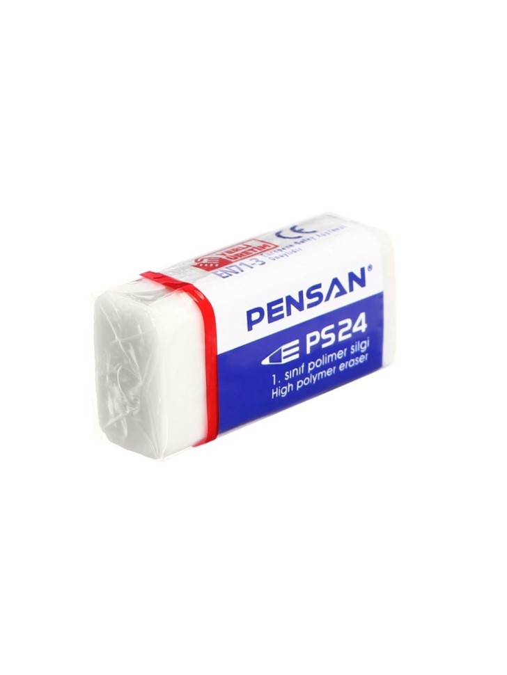 Ластик Pensan Экзаменационный ПВХ прямоугольный 43x20x13 мм