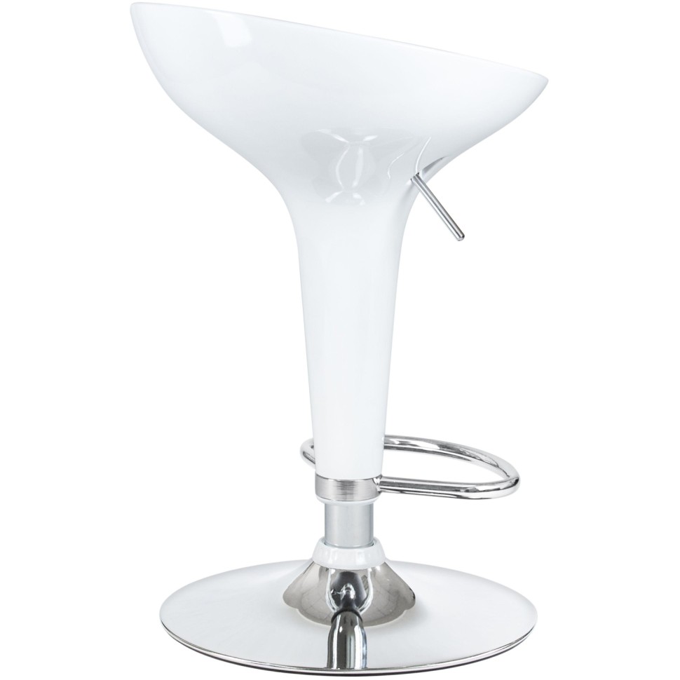 Стул барный LO_DOBRIN BOMBA LM-1004 белый/хром