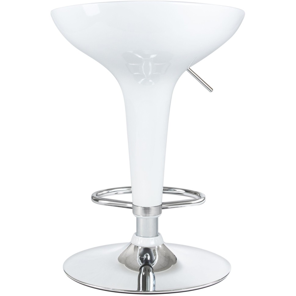 Стул барный LO_DOBRIN BOMBA LM-1004 белый/хром