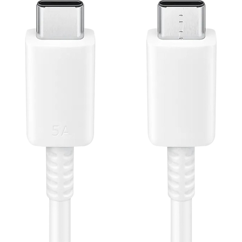 Кабель Samsung USB-C - USB-C 1m 5A EP-DN975 Белый (EP-DN975BWEGWW)