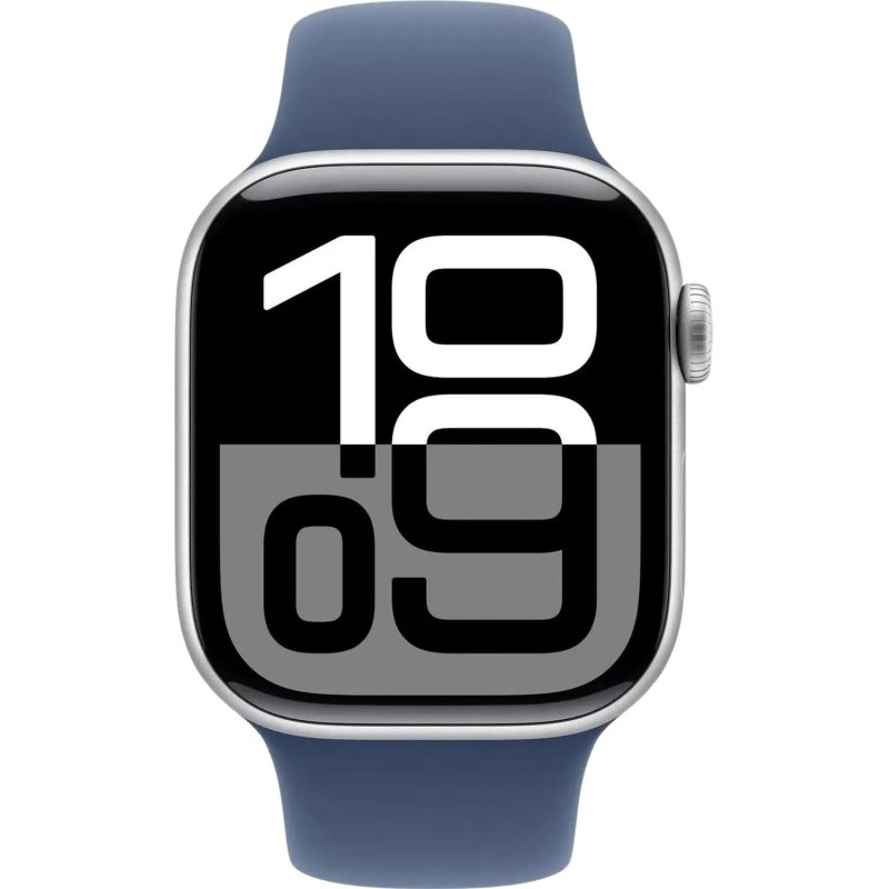 Смарт-часы Apple Watch Series 10 A2997 42мм OLED сереб./синий(MWWC3LW/A)