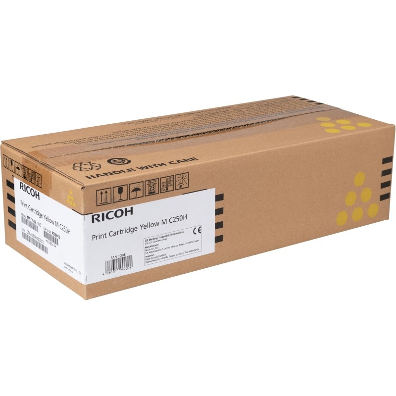 Картридж лазерный Ricoh M C250H(408343) жел. для P C301W/M C250FW