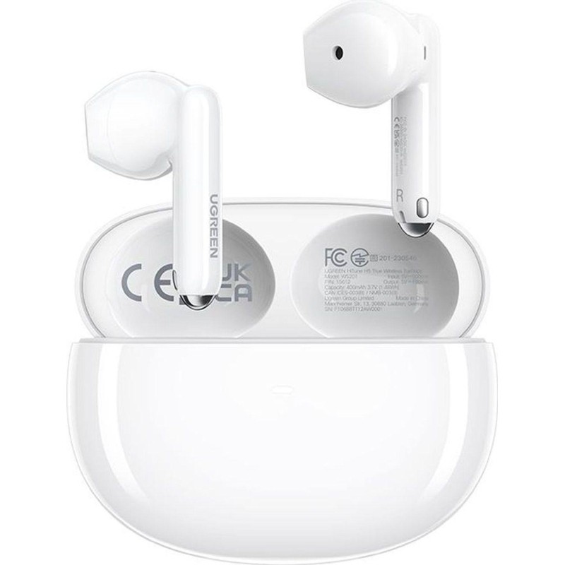 Наушники UGREEN WS201 (15612) HiTune H5 Earbuds, беспроводные, белый