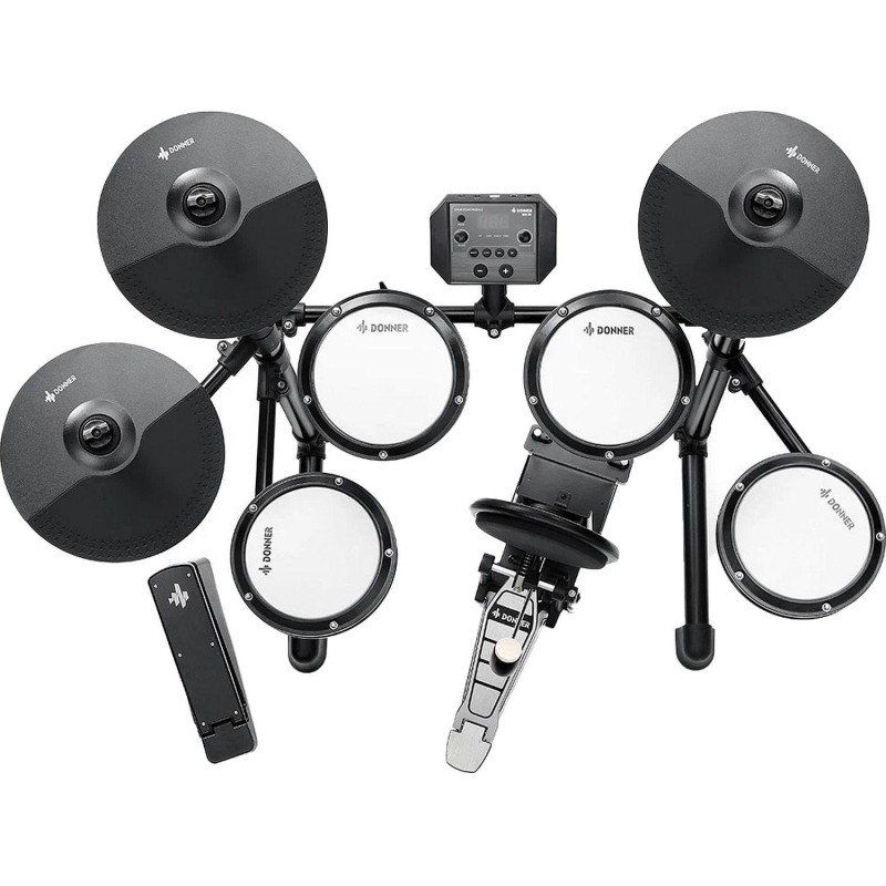 Ударная установка Donner DED-80P, 5 Drums 3 Cymbals электрон,со стулом