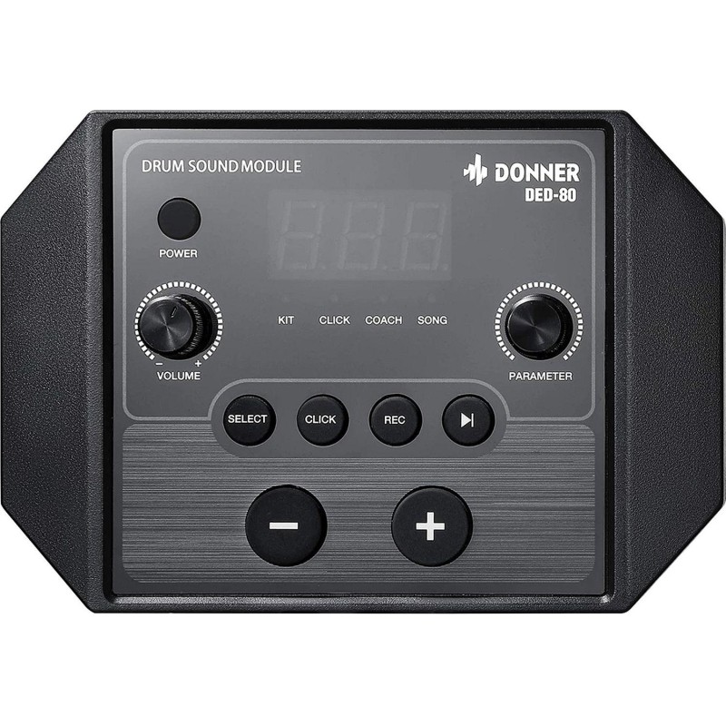 Ударная установка Donner DED-80P, 5 Drums 3 Cymbals электрон,со стулом