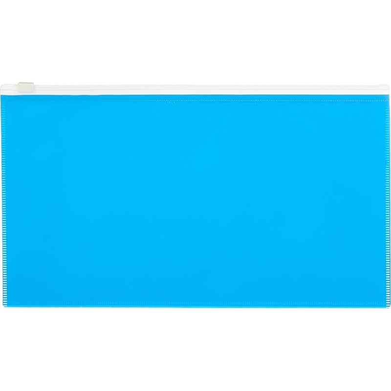 Папка-конверт на молнии 264х150 мм Attache Color, голубой