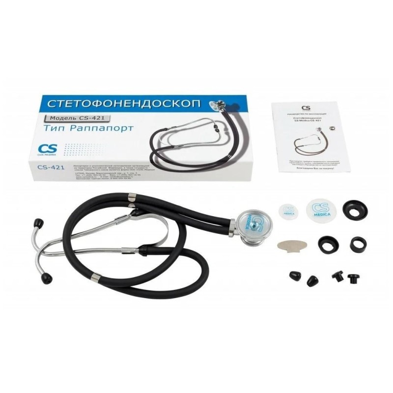 Стетофонендоскоп CS Medica CS-421 черный