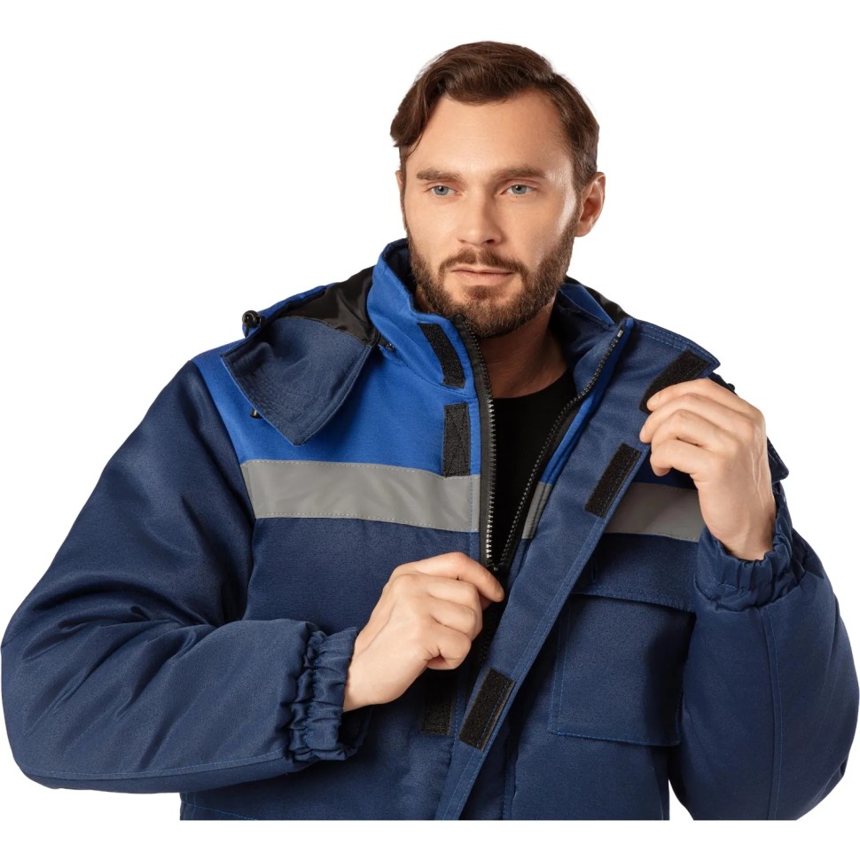 Куртка зимняя мужская з08-КУ, цв. син/вас с СОП (р.44-46) 170-176 Куртка зимняя мужская з08-КУ, цв. син/вас с СОП (р.44-46) 170-176