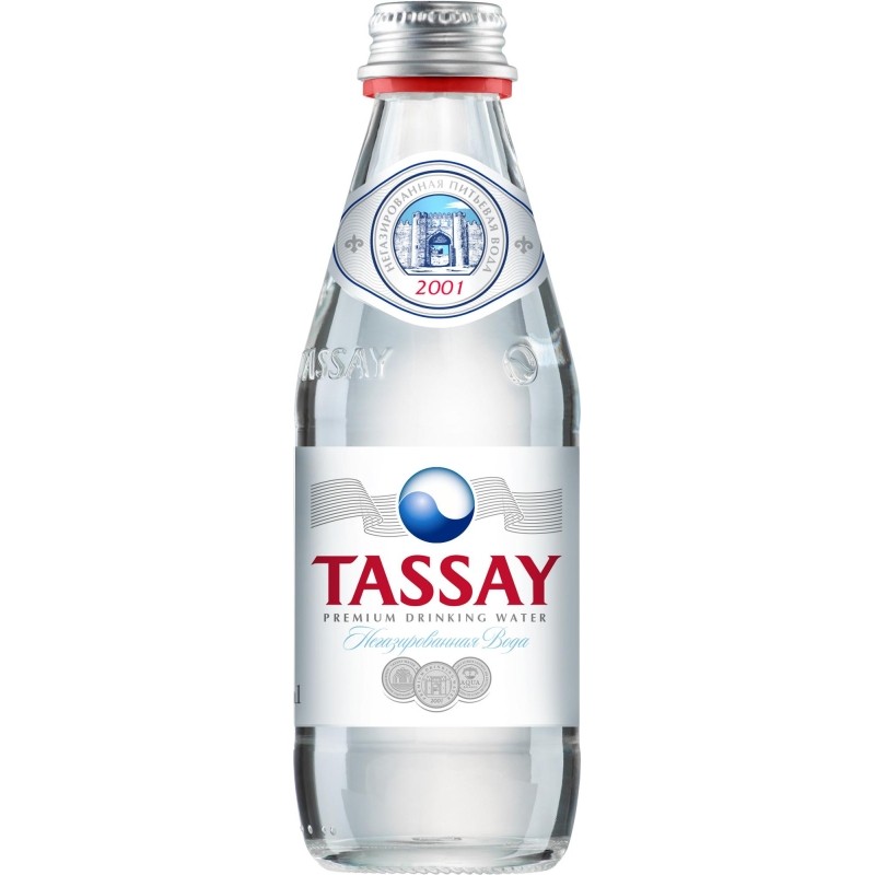 Вода питьевая Вода TASSAY негазированная стекло 0,25л