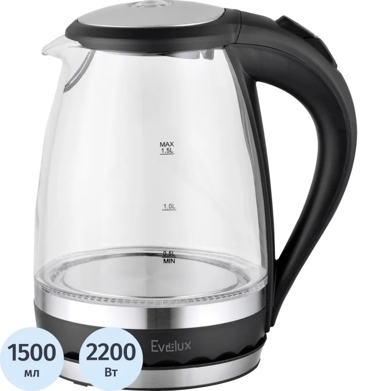 Чайник Evelux EWK 0904 G, электрический