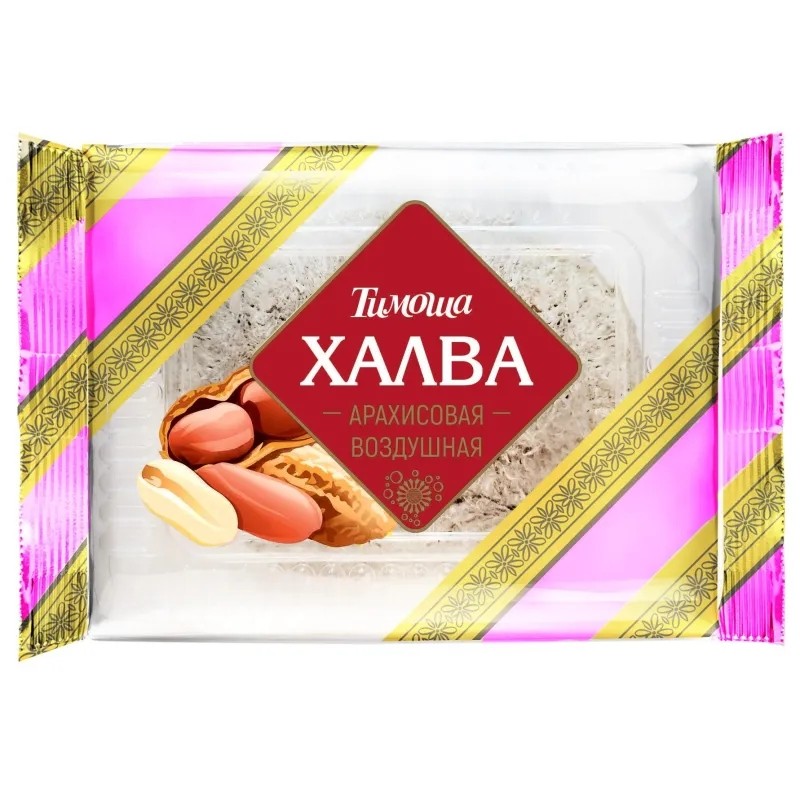 Халва Тимоша арахисовая воздушная, 200г
