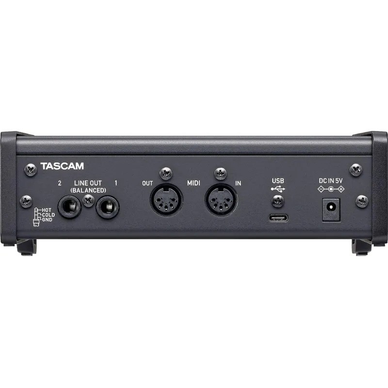 Аудиоинтерфейс USB Tascam US-2x2HR АЦП/ЦАП: 24 бит/192 кГц, 20-20000 Гц