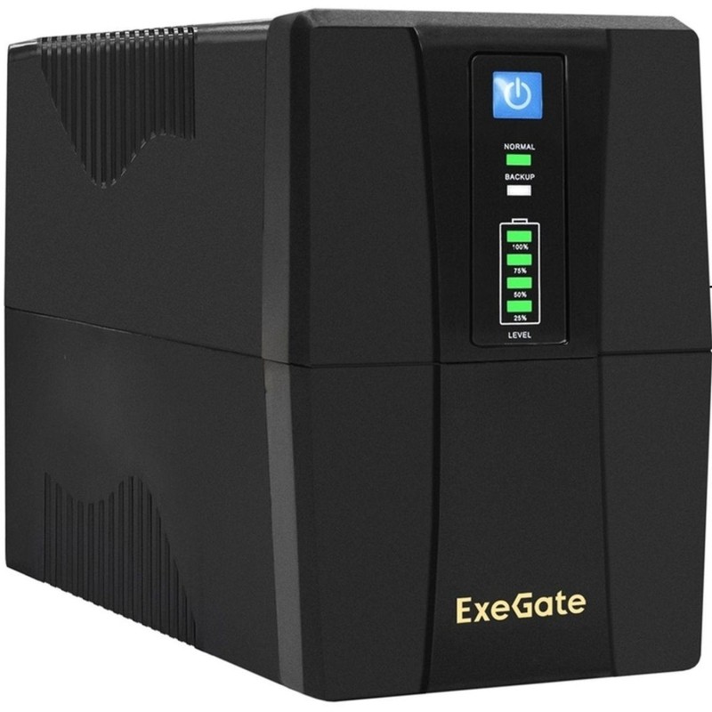 ИБП ExeGate Power Back BNB-850.LED.AVR.2SH 850VA/480W 2xEURO(EP285475RUS)